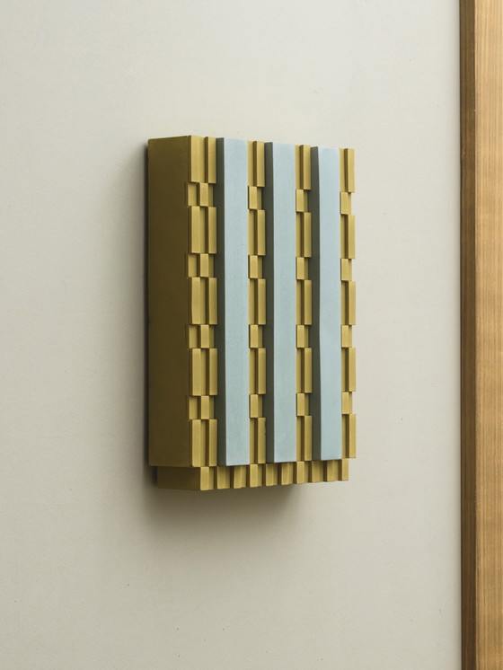 Image 1 of Brutalist Art Deco Inspired Wall Object