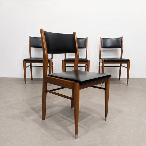Image 1 of Set van vier vintage stoelen in Scandinavische stijl, jaren 60