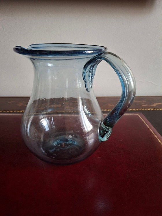 Image 1 of Set per aranciata in vetro soffiato, tipo Biot