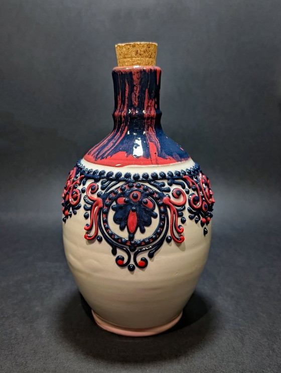 Image 1 of Ceramic carafe signed Nana Bledea