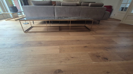 Image 1 of Eichholtz - salontafel 'La Quinta' - Grijs Marmer blad