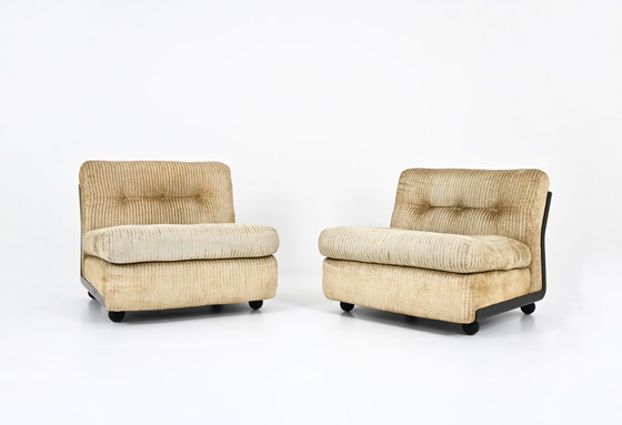 Image 1 of Paire de Fauteuils « Amanta » par Mario Bellini pour B&B Italia, 1970s