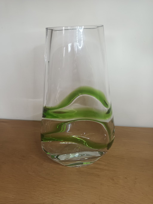 Kronos crystal vase.