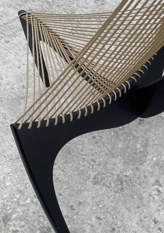 Jørgen Høvelskov - Poltrona "Harp" o "String", 1963, Sedie da camera, Nero, Scandinavian (foto 16 di 17)