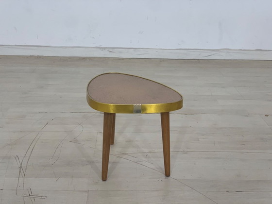 Image 1 of schattige niervormige bloementafel bijzettafel VINTAGE