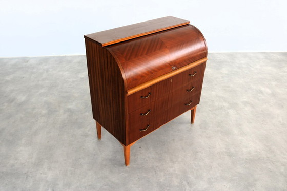 Image 1 of vintage Zweedse secretaire