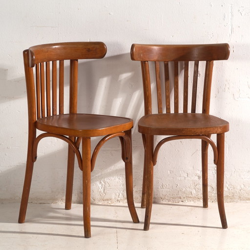 Antieke fauteuils in TON buighout – Tsjechoslowakije, circa 1960 #3