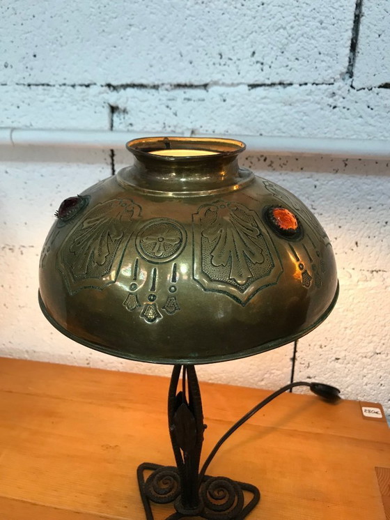 Image 1 of Antieke Art Nouveau lamp