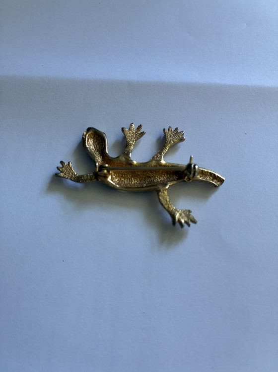 Image 1 of Spilla raffigurante una lucertola