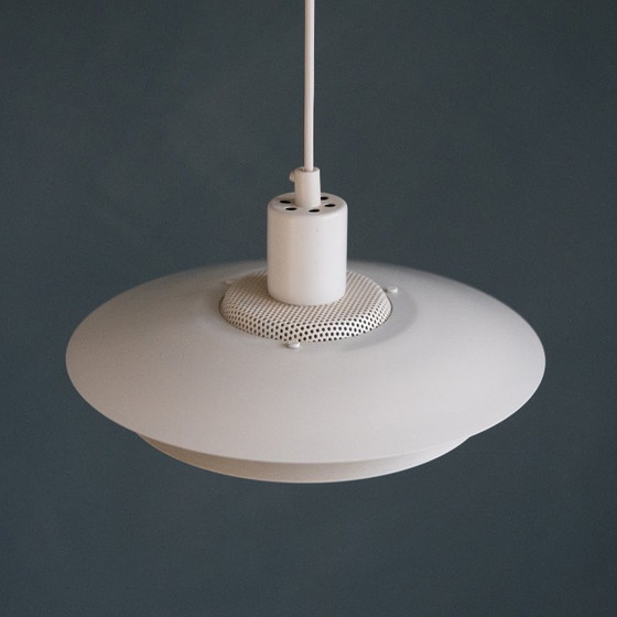 Image 1 of Deense Witte Jeka Metaltryk Viola Hanglamp