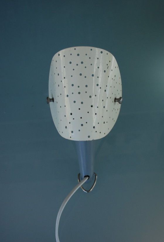 Image 1 of Bureau lamp van Ernest Igl  " The Little Dog " Grijs/Wit