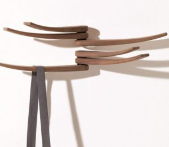 Image 1 of Appendiabiti da parete The Wing Design noce