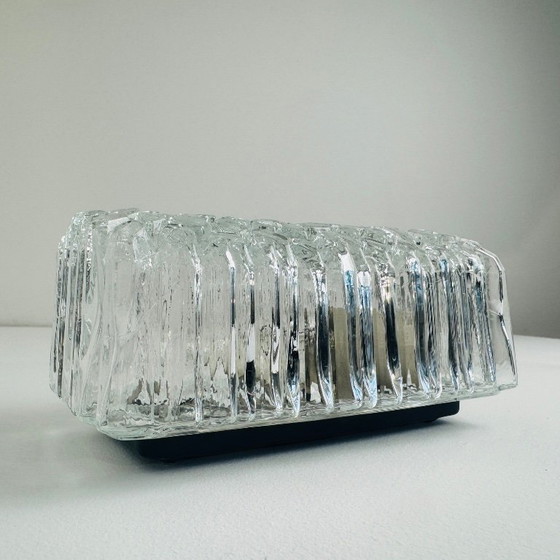 VINTAGE SMALL LIMBURG WALL LIGHT – Glass (photo 5 of 10)