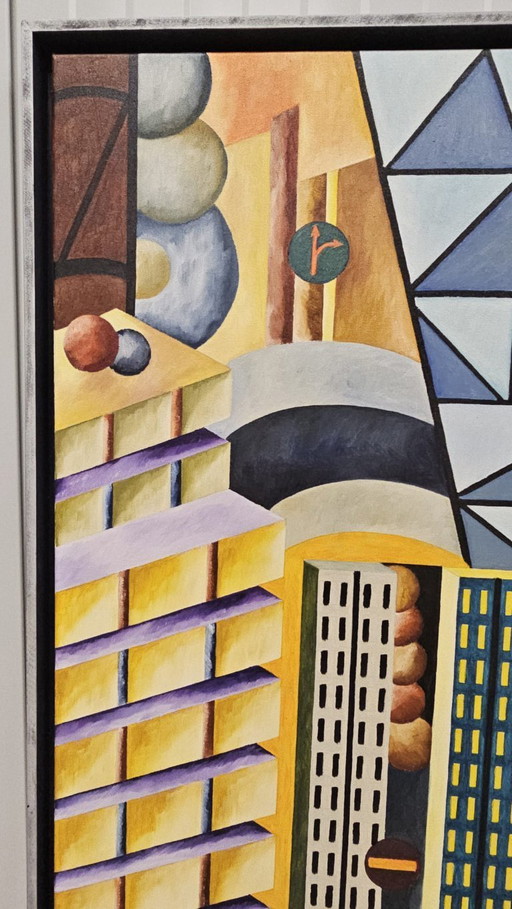 Dipinto ad olio originale – H. van den Broeck (1994)