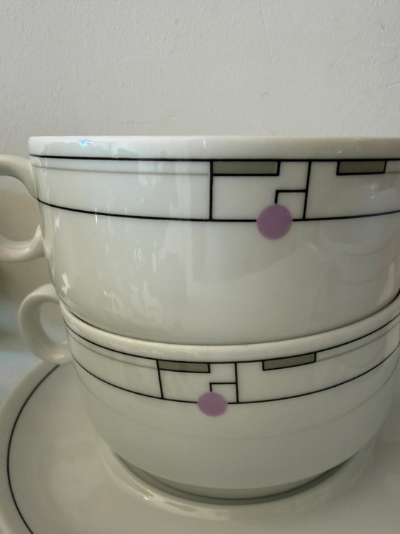 Set di 4 ciotole da zuppa in porcellana con piattini di Thomas Germany – Stoviglie, Porcelain (photo 5 of 7)