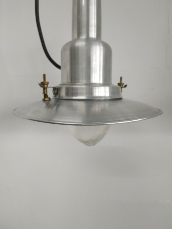 Image 1 of Set of unique and rare 'small' vintage Ucello fisherman's lamps ceiling lamp
