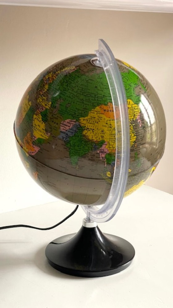 Image 1 of Illuminated Earth Globe Made in Italy
