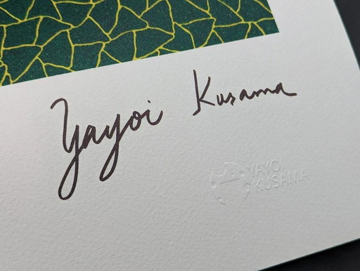 Después de Yayoi Kusama, nacida en 1929, litografía, década de 1990