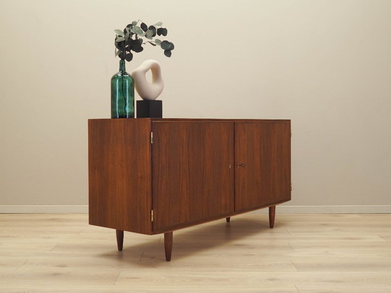 Image 1 of Walnut cabinet, Danish design, 1970s, designer: Carlo Jensen, manufacturer: Hundevad