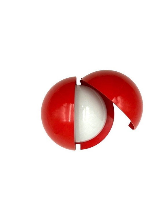 Image 1 of Gianemilio Piero e Anna Monti, mod. Applique rossa Lampira, Fontana Arte Italia, 1970