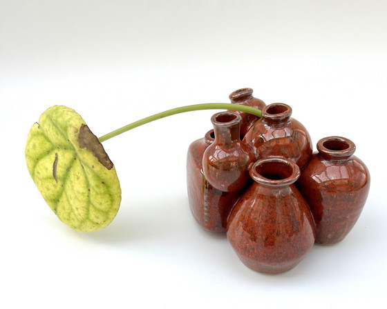 Image 1 of Sculptural ceramic vase composition – studio ceramics, circa 1960s/70s