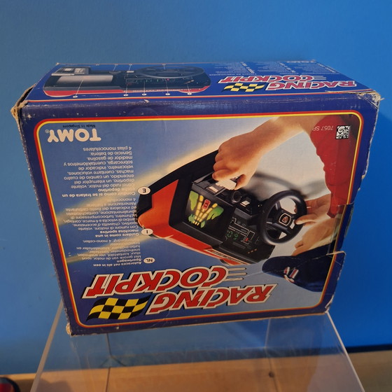 Image 1 of Tomy Racing Cockpit 80s analog arcade game