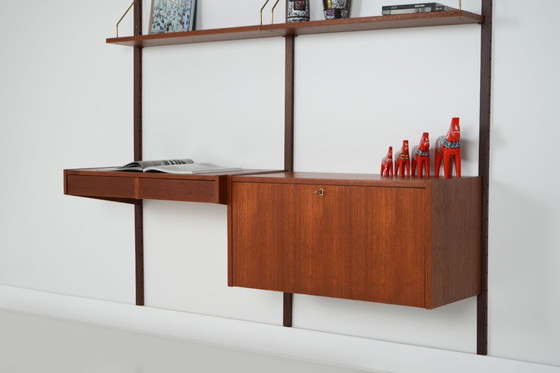 Image 1 of Libreria system in teak PS System, design danese, anni &#39;60, designer: Preben Sorensen, produzione: Randers Møbelfabrik