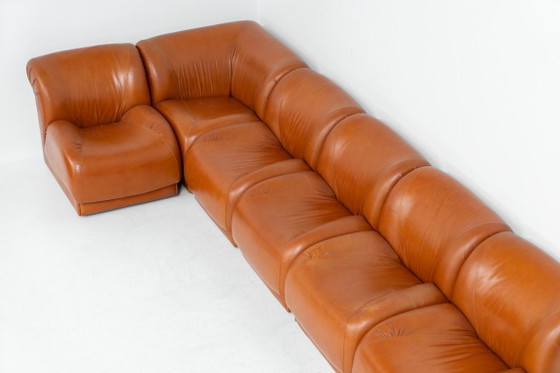 Modular Sofa by Doimo Salotti (Italy, 1970s). – Leather, Vintage (photo 2 of 24)