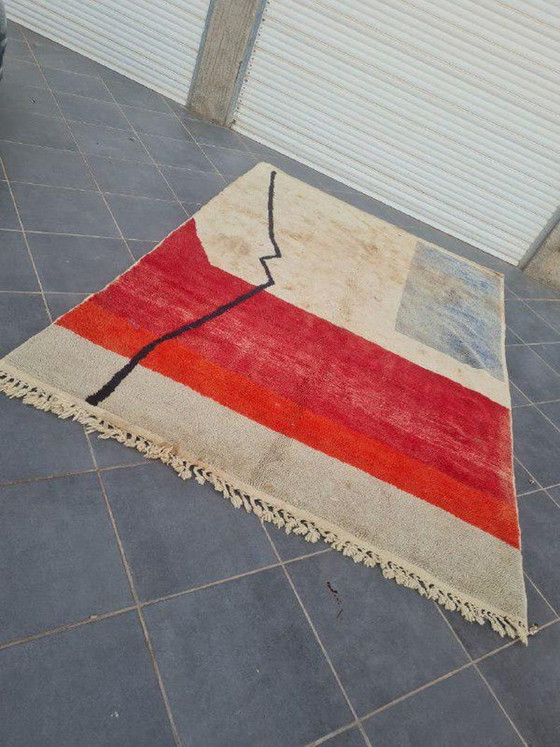 Handmade Beni Mrirt Rug, Traditional Craftsmanship, Size 2/3 M – Aime Té, Rugs & carpets, Wool (photo 5 of 7)