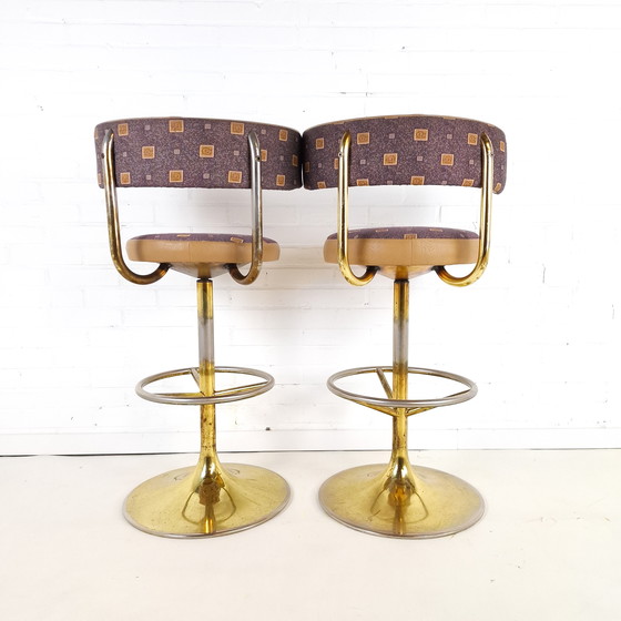 Image 1 of 2x tabouret de bar vintage Börje Johanson