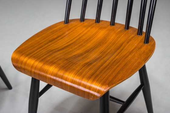 Image 1 of Fanett-Esszimmerstühle, Ilmari Tapiovaara zugeschrieben, 1960er Jahre, 5er-Set