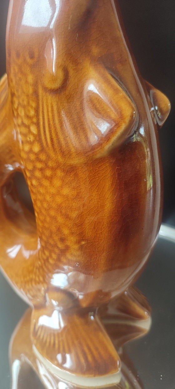 Image 1 of Service "Poisson" Céramique Ambrée Vintage époque URSS