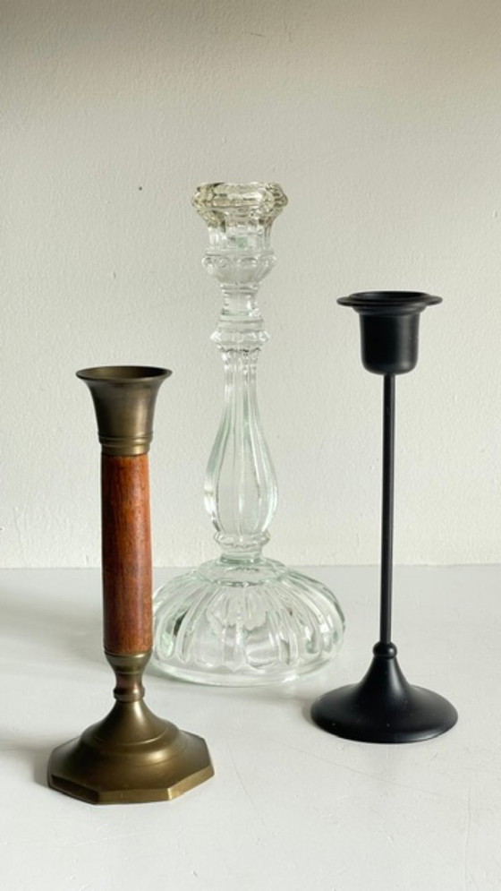 Trio di Portacandele Chic VINTAGE – Vetro (photo 4 of 29)