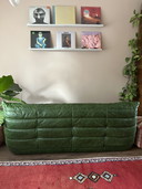 Ligne Roset Togo grünes Leder