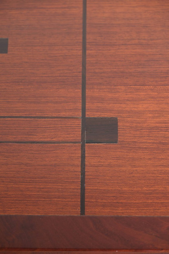 Image 1 of Table d'appoint carrée haute exceptionnelle, modèle Schuitema de la série Decoforma, de style Art Déco.