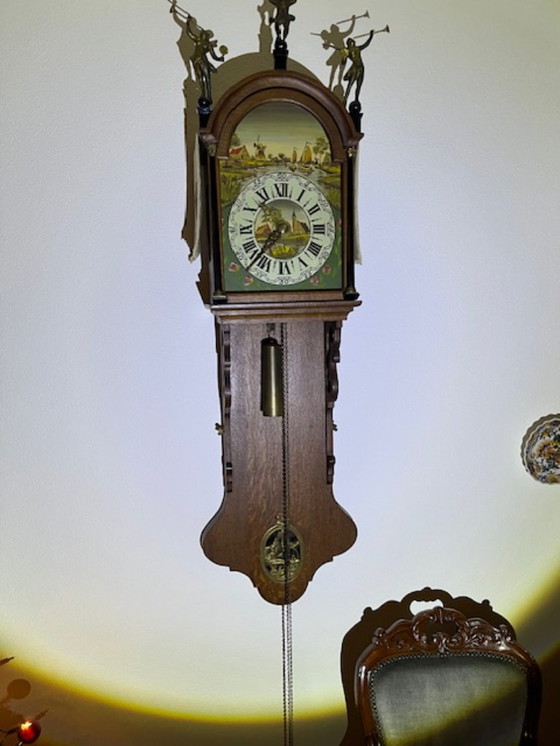 Image 1 of Unique handmade Frisian chair clock