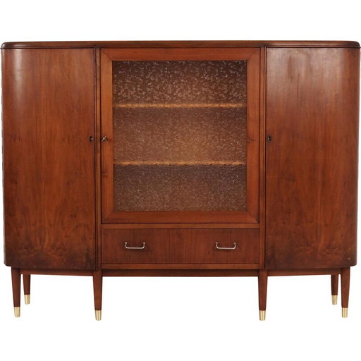 Planche haute scandinave vintage en noyer, 1970