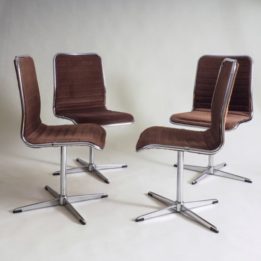 Set di 6 sedie girevoli di Tacke Sitzmöbel