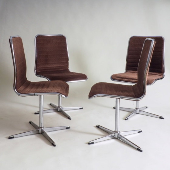 Image 1 of Set di 6 sedie girevoli di Tacke Sitzmöbel