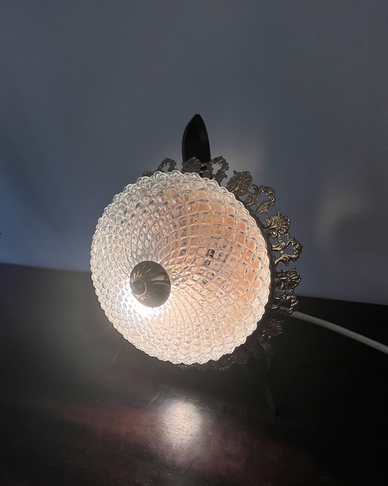 Image 1 of Art Deco Deckenlampe mit Ananas Relief