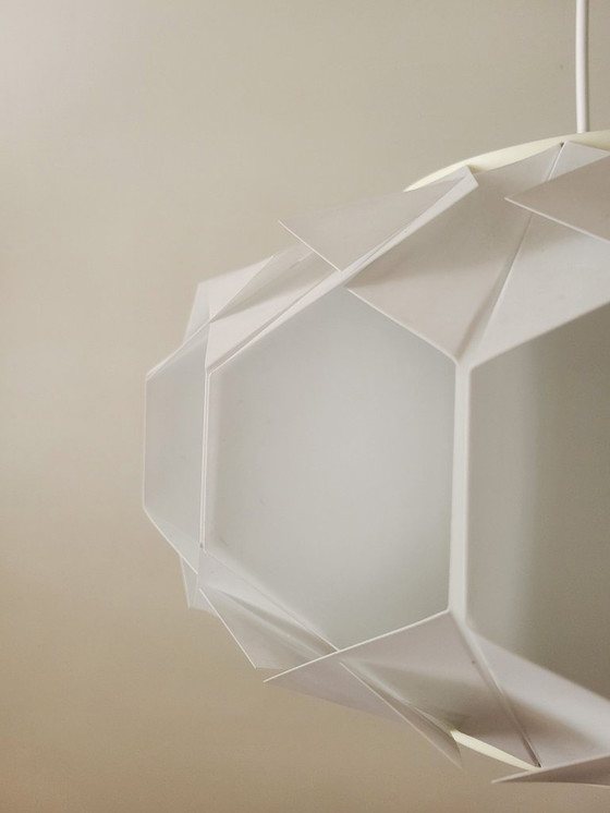 Image 1 of Vintage Facett pendant lamp by Lars Schioler for Hoyrup 1974