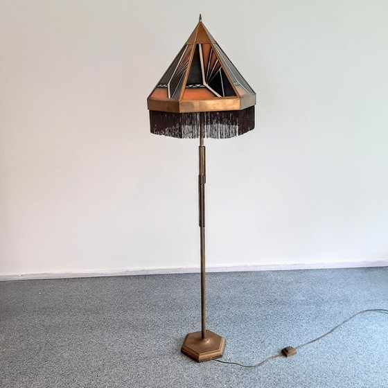 Image 1 of Beautiful floor lamp from the Amsterdamse School era
