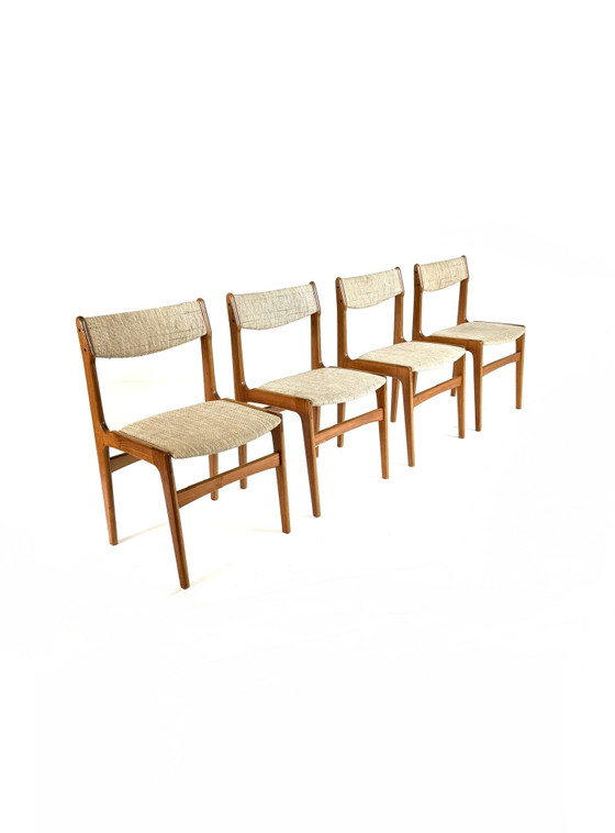 Image 1 of 4x vintage dining chair, Erik Buch ‘70