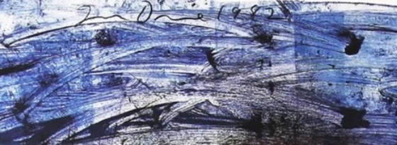 Image 1 of Jim Dine: "Cuore". Manifesto originale del 1974. Firmato sulla targa.