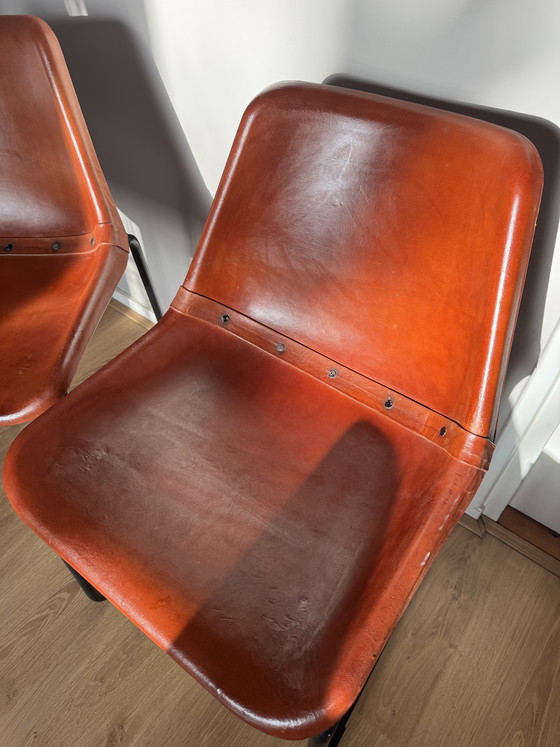 Image 1 of Set aus 2 cognacfarbenen Ledersesseln