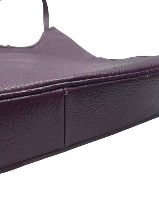 Image 1 of Sac bandoulière Hermès Massai PM Raisin en cuir Clémence – 2009