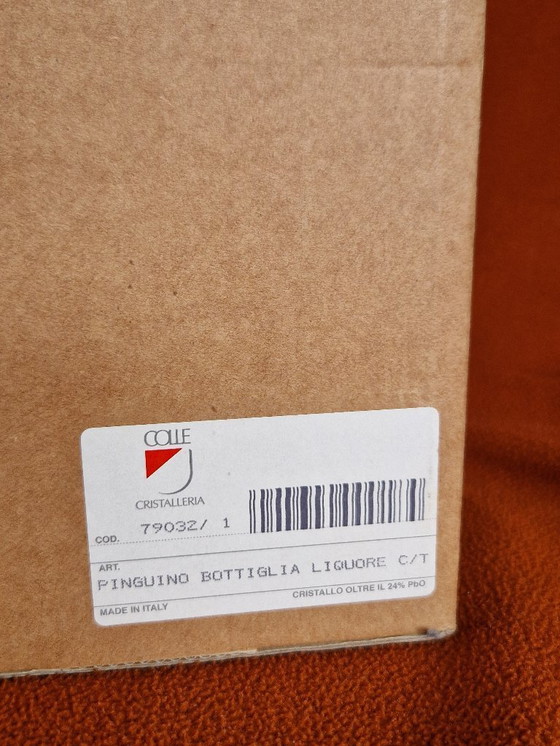 Image 1 of Kostbare fles van Colle Cristalleria "Pinguino"