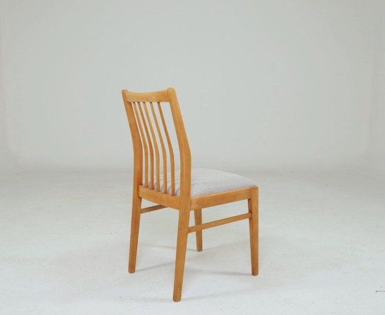 Image 1 of Sedie da pranzo scandinave con motivo a spina di pesce, set da 4 pezzi