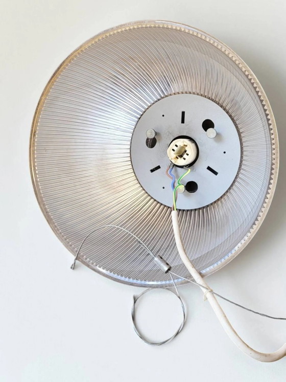 Sunlux industrial suspension 1980 – Pendant lamps, Metal, Industrieel (photo 6 of 11)