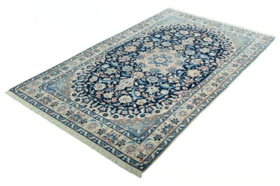 Image 1 of Hand-knotted Nain 9La oriental rug with silk content - 200 x 120 cm